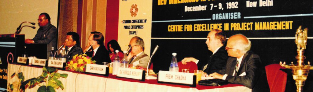 Shri Sukh Ram inaugurating the 1992 International Conference