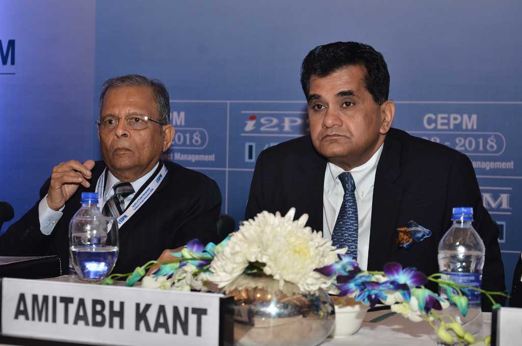 Adesh Jain, Director Incharge, CEPM & Amitabh Kant, CEO, Niti Aayog - 26th Global Symposium 2018